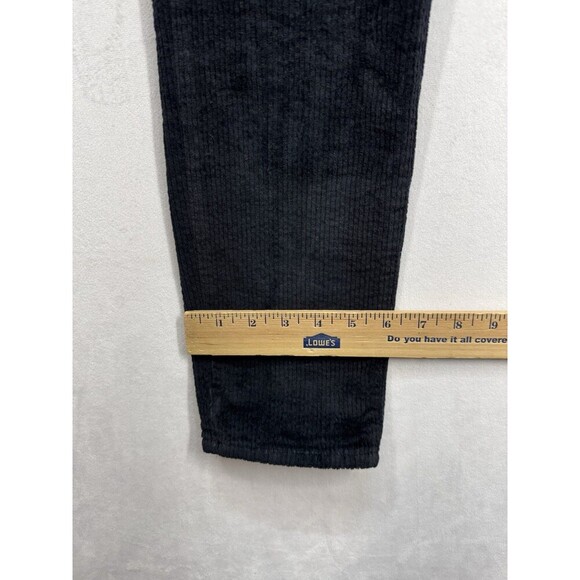 Levis 721 Corduroy Jeans Women's 33x30 Black Skinny High Rise Stretch Pants EUC - Picture 7 of 11